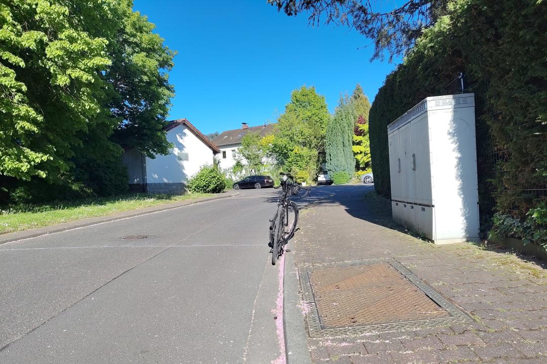 Das Koga-Miyata an der Startlinie bereitgestellt.