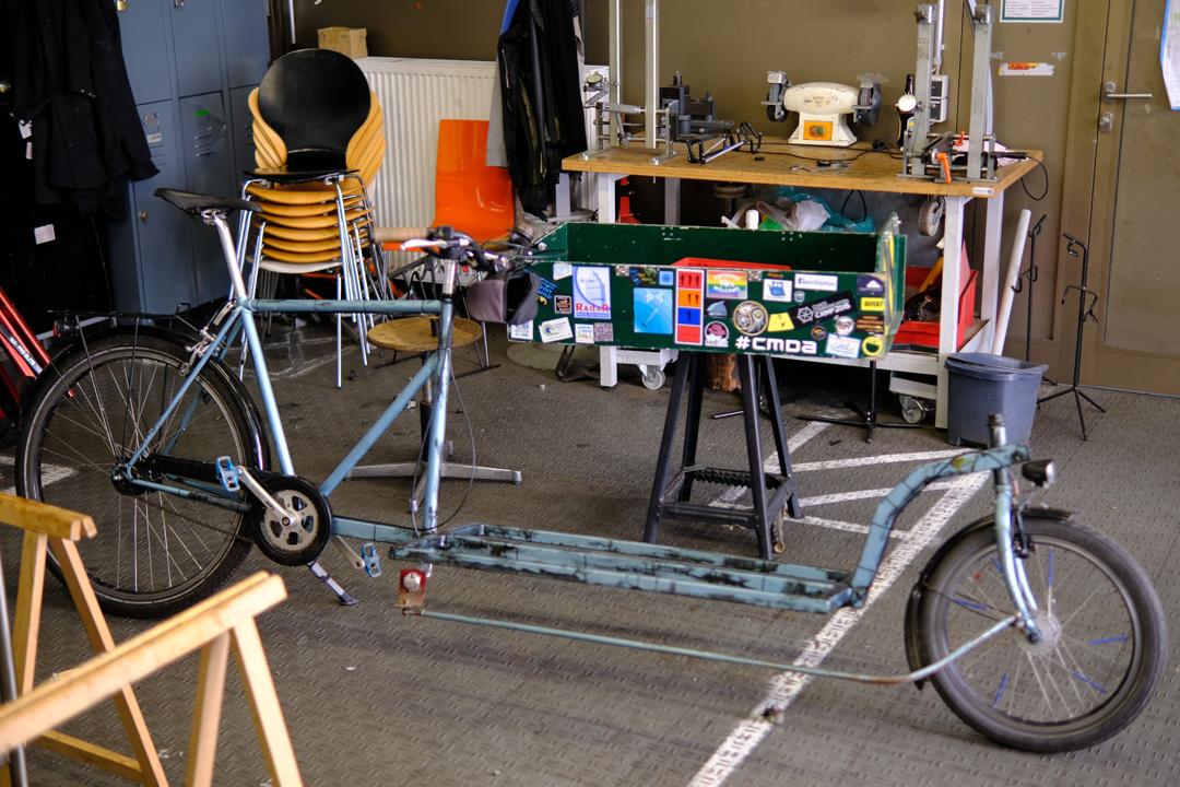 Fertig zusammengebaut und bereit fuer die Testfahrt.