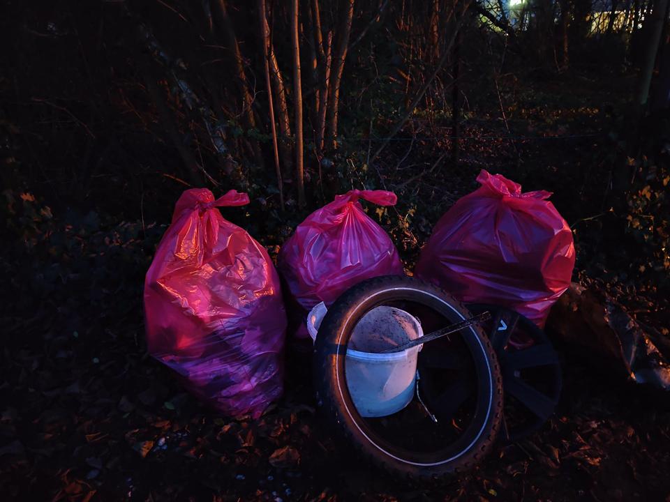 Schoen zur Abholung bereitgestellt.