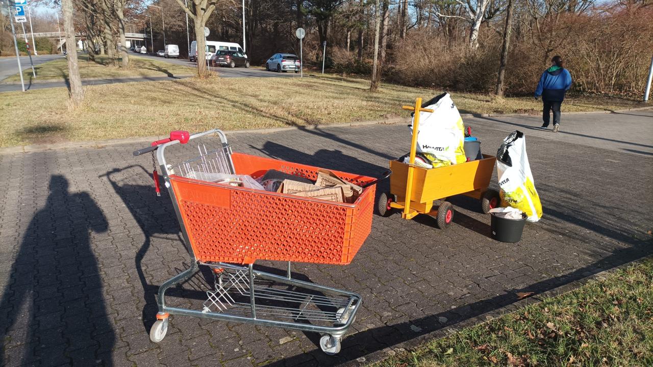 Einkaufswagen gefunden