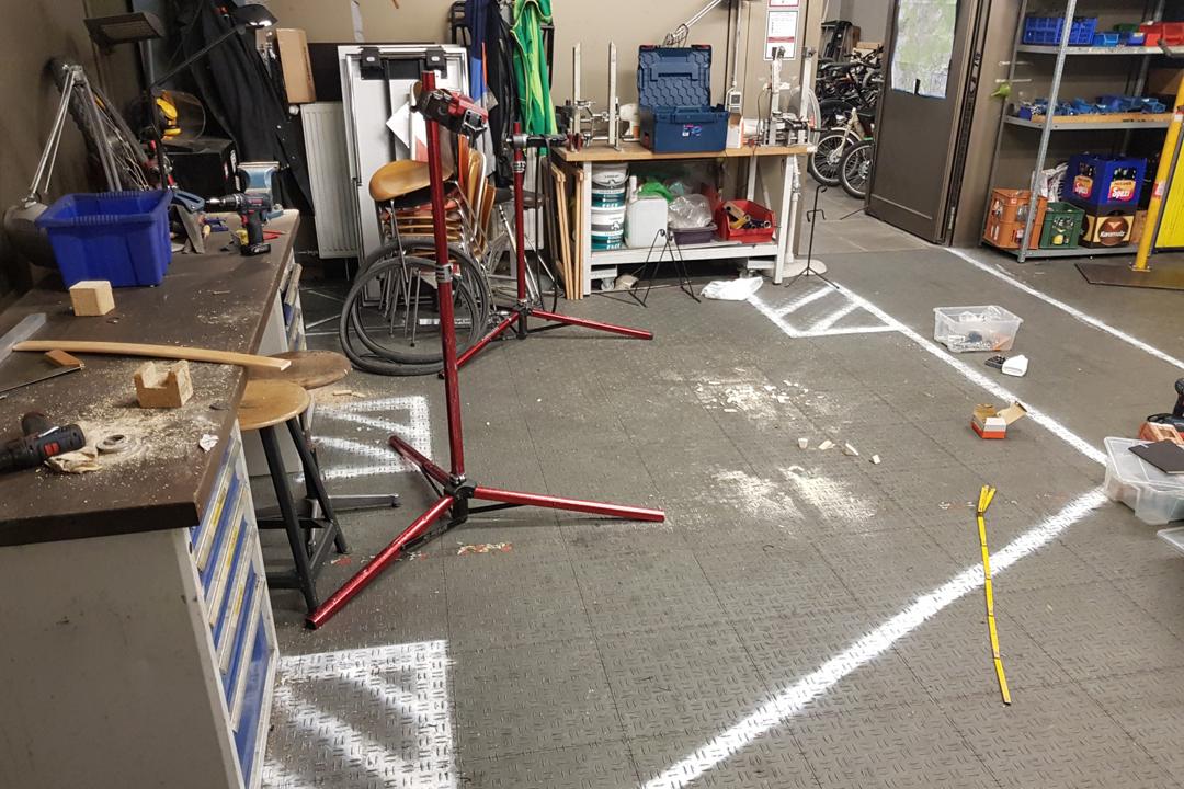 Werkstatt verschmutzt