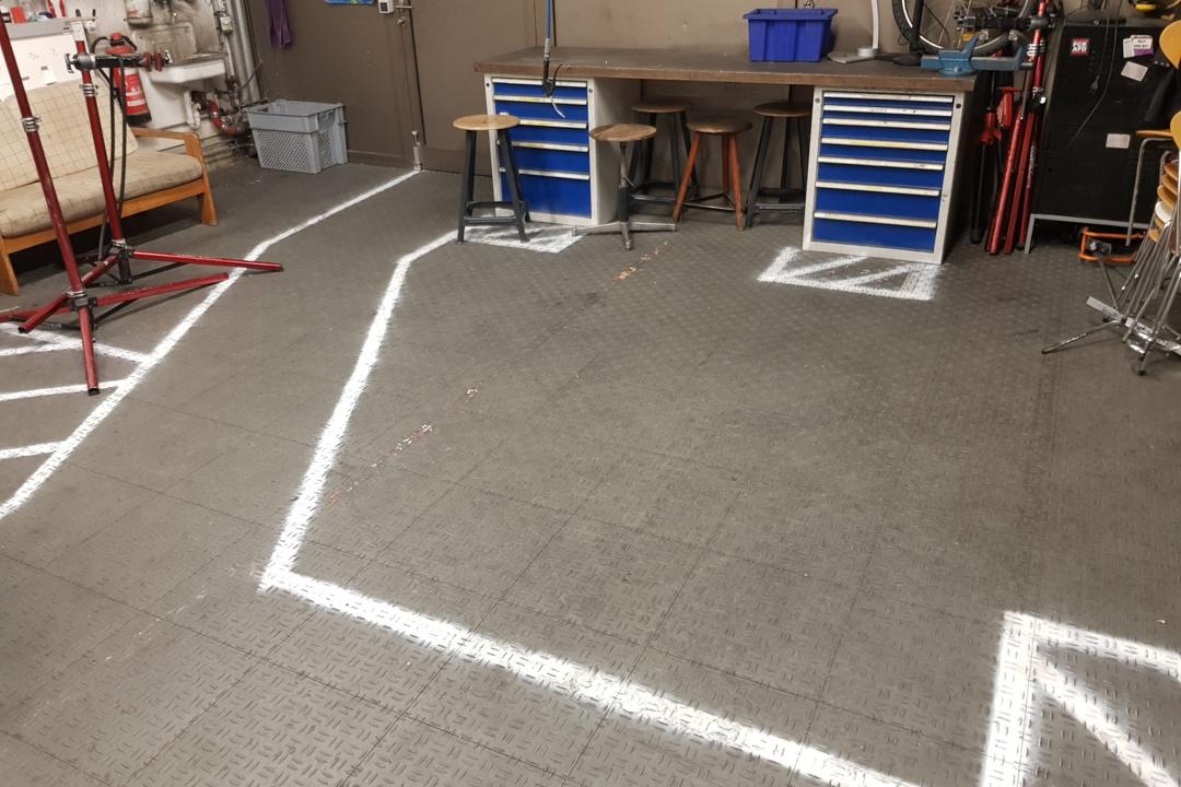 Werkstatt sauber