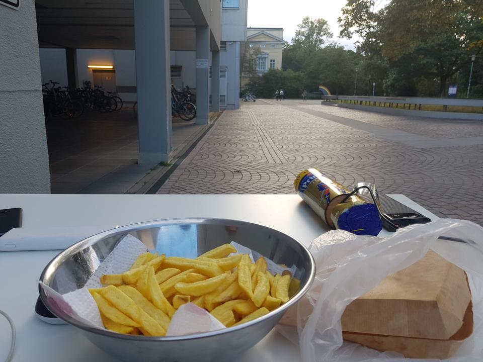 Pommes zum Abschluss
