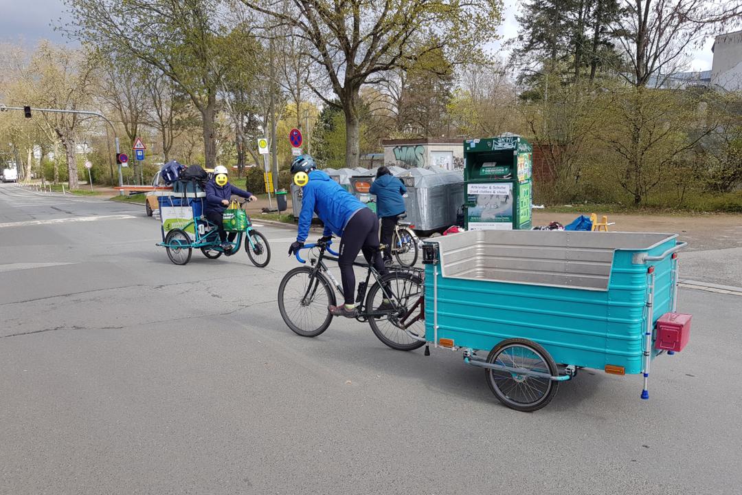 Treffen mit Heinerbike-Nutzer auf dem Rueckweg