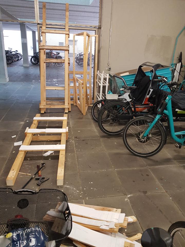 Zerlegung der Paletten