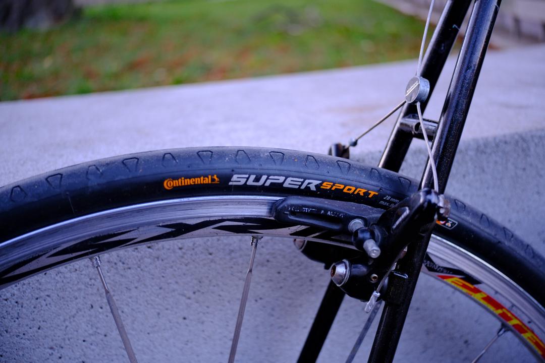 Detailaufnahme vom Hinterad.