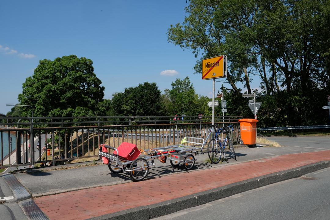 Pangaea am Trek angehaengt