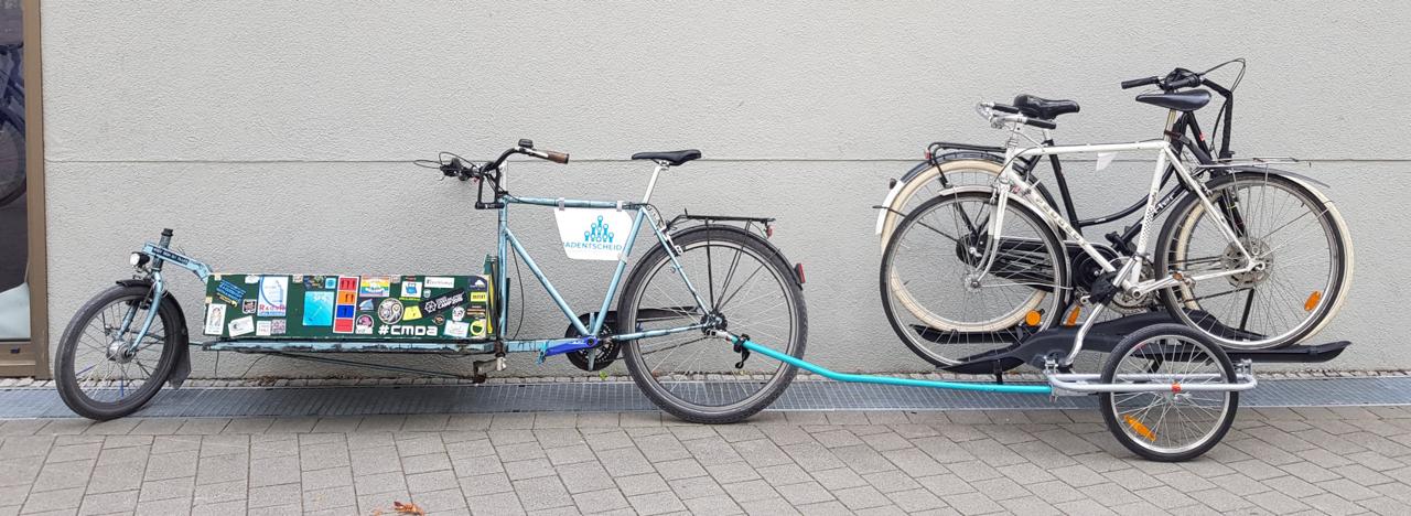 Test mit zwei Raedern.